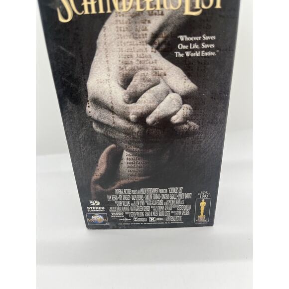 Schindler's List (1994) 2-VHS Cassette - Liam Neeson, Ben Kingsley - Picture 2 of 5